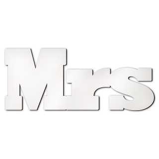 Lettering Mrs